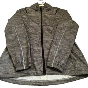 SOYBU SIZE M JACKET GRAY/BLACK Retail For $125